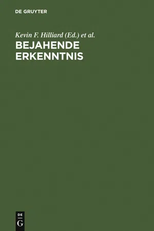 Bejahende Erkenntnis