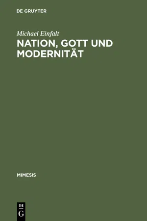 Nation, Gott und Modernität