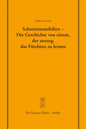 Schrottimmobilien - Die Geschichte von einem, der auszog, das Fürchten zu lernen