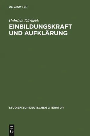 Einbildungskraft und Aufklärung