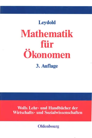 Mathematik für Ökonomen