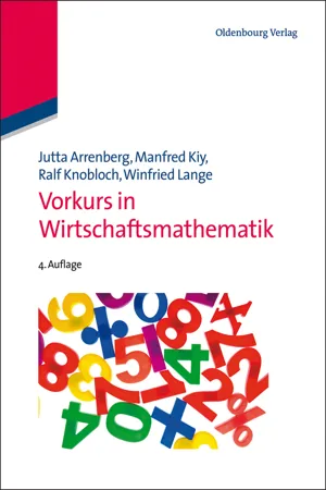 Vorkurs in Wirtschaftsmathematik