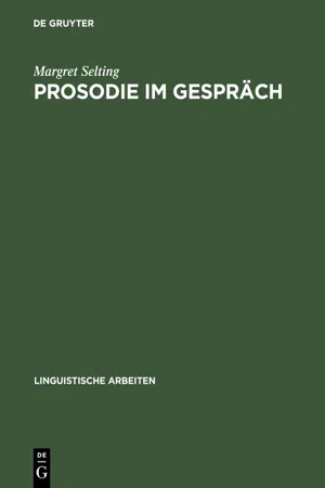 Prosodie im Gespräch