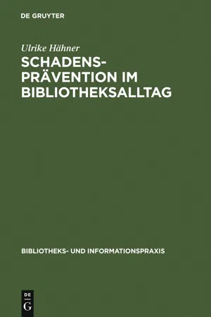 Schadensprävention im Bibliotheksalltag