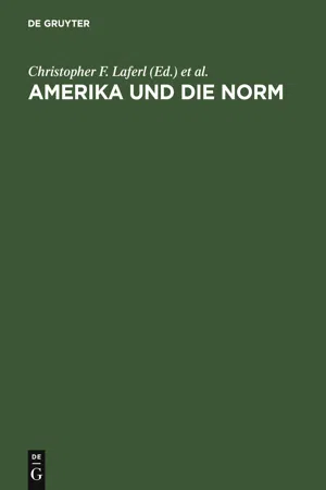 Amerika und die Norm