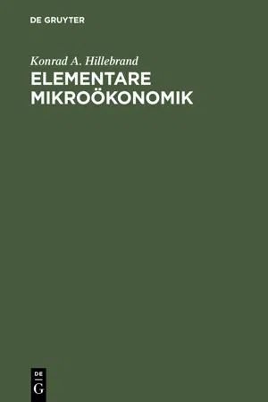 Elementare Mikroökonomik