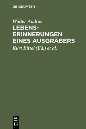 Lebenserinnerungen eines Ausgräbers