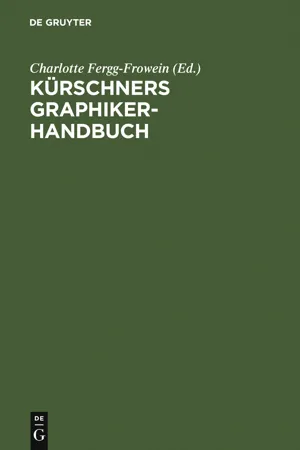 Kürschners Graphiker-Handbuch