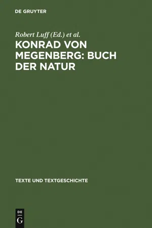 Konrad von Megenberg: Buch der Natur