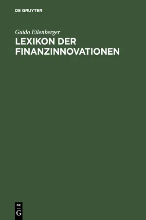 Lexikon der Finanzinnovationen