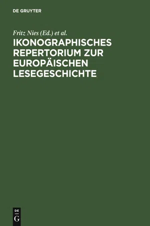 Ikonographisches Repertorium zur Europäischen Lesegeschichte