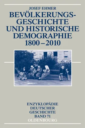 Bevölkerungsgeschichte und Historische Demographie 1800-2010