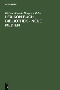 Lexikon Buch - Bibliothek - Neue Medien_cover