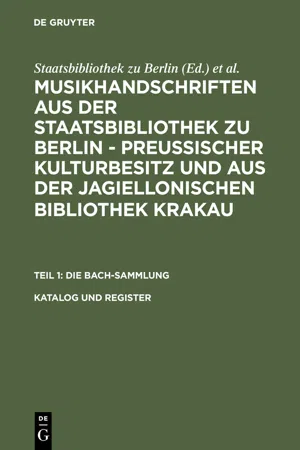 Katalog und Register