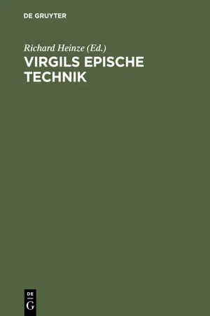 Virgils epische Technik