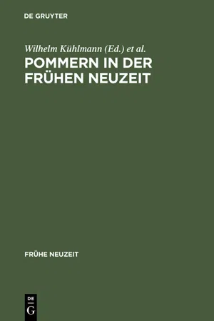 Pommern in der Frühen Neuzeit