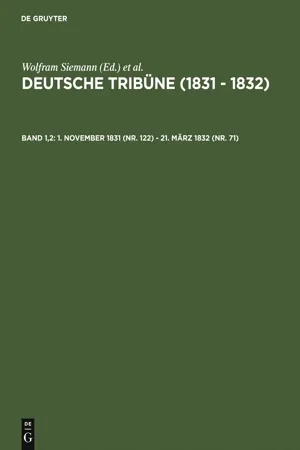 1. November 1831 (Nr. 122) - 21. März 1832 (Nr. 71)