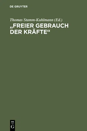 "Freier Gebrauch der Kräfte"