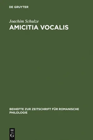 Amicitia vocalis