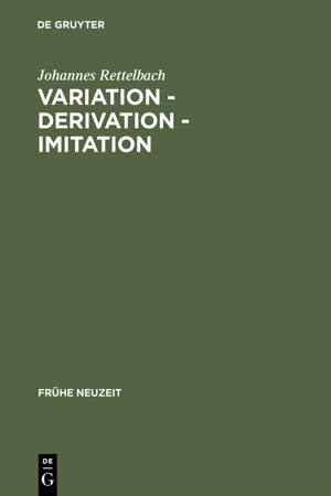 Variation – Derivation – Imitation