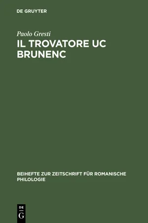 Il trovatore Uc Brunenc