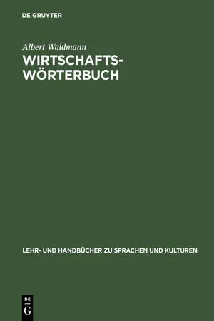 Wirtschaftswörterbuch