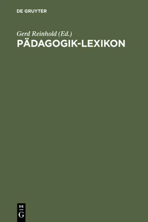 Pädagogik-Lexikon