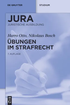 Übungen im Strafrecht