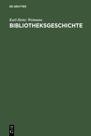 Bibliotheksgeschichte