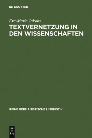 Textvernetzung in den Wissenschaften