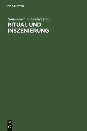 Ritual und Inszenierung