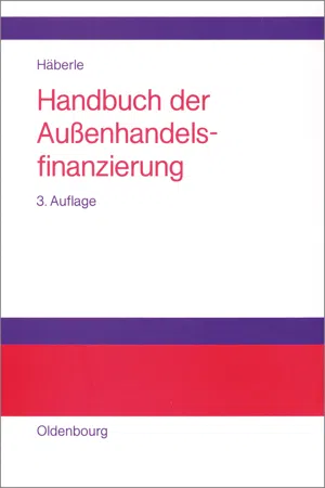 Handbuch der Außenhandelsfinanzierung