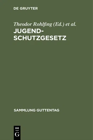 Jugendschutzgesetz