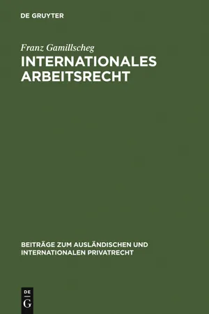 Internationales Arbeitsrecht