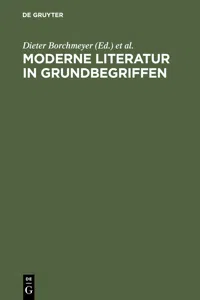 Moderne Literatur in Grundbegriffen_cover