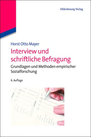 Interview und schriftliche Befragung