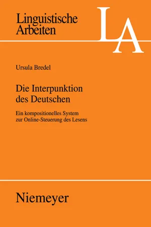 Die Interpunktion des Deutschen