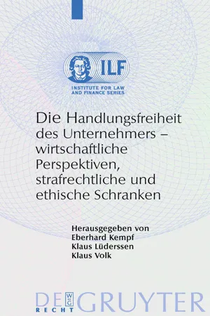 Die Handlungsfreiheit des Unternehmers