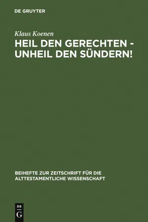 Heil den Gerechten - Unheil den Sündern!