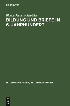 Bildung und Briefe im 6. Jahrhundert