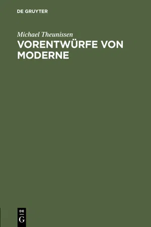 Vorentwürfe von Moderne