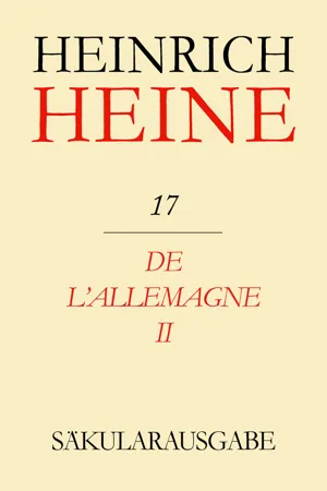 De l'Allemagne II