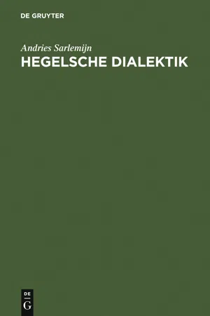 Hegelsche Dialektik