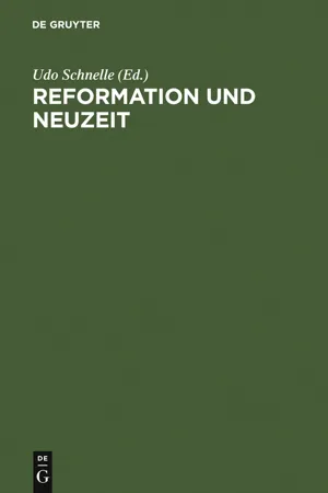 Reformation und Neuzeit