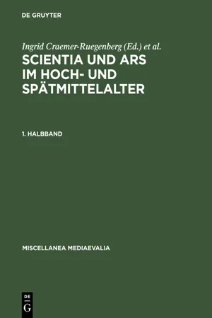 Scientia und ars im Hoch- und Spätmittelalter