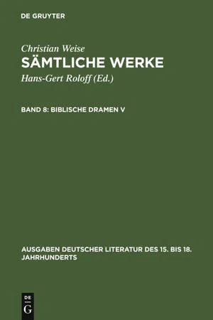 Biblische Dramen V