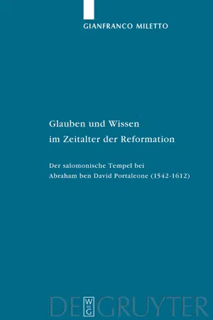 Glauben und Wissen im Zeitalter der Reformation