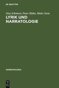 Lyrik und Narratologie_cover