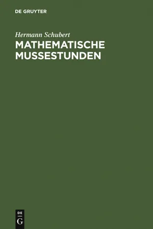 Mathematische Mußestunden