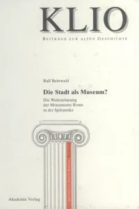 Die Stadt als Museum?_cover